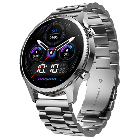 Noise Halo Plus 1.46" Super AMOLED Display Elite Smart Watch, Bluetooth Calling, Stainless Steel Build, Always on Display, Upto 7 Days Battery (Elite Black)