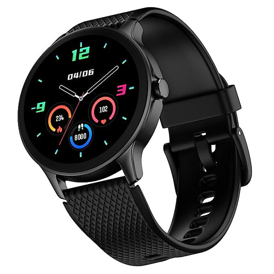 Noise Arc 1.38" Advanced Bluetooth Calling Smart Watch, 550 NITS Brightness, 100 Sports Modes, 100+ Watch Faces, 7-Day Battery, IP68 Rated (Jet Black)